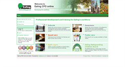Desktop Screenshot of ealingcpd.org.uk