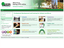 Tablet Screenshot of ealingcpd.org.uk